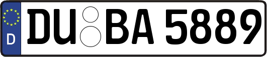 DU-BA5889