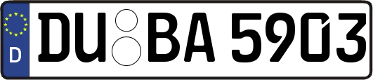 DU-BA5903