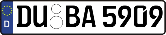 DU-BA5909