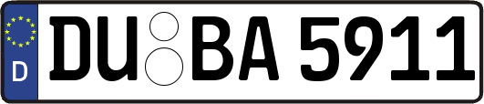 DU-BA5911