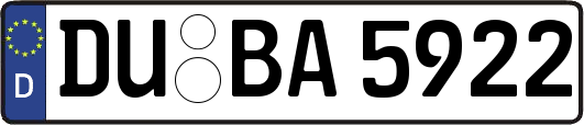DU-BA5922
