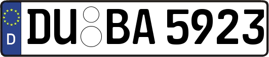 DU-BA5923