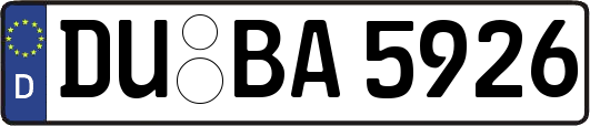 DU-BA5926