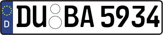 DU-BA5934