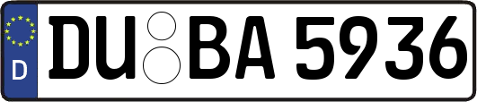 DU-BA5936