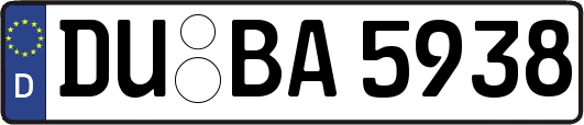 DU-BA5938