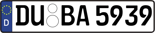 DU-BA5939