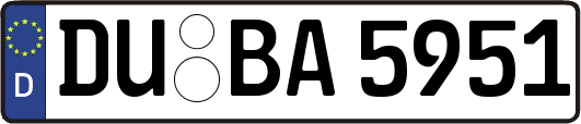 DU-BA5951
