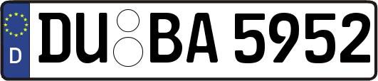 DU-BA5952