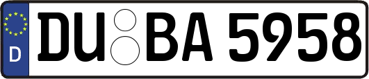 DU-BA5958