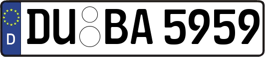 DU-BA5959