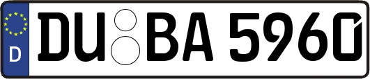 DU-BA5960