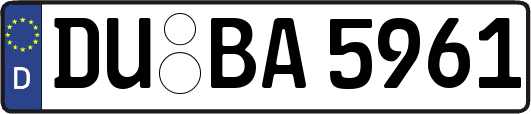 DU-BA5961