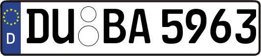 DU-BA5963