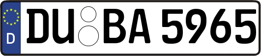 DU-BA5965