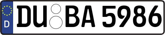 DU-BA5986