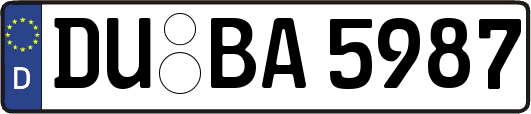 DU-BA5987