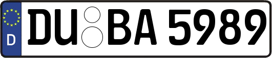 DU-BA5989