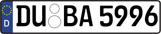 DU-BA5996
