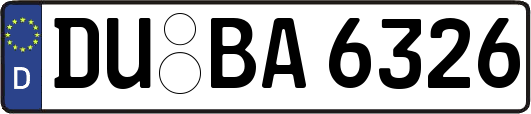 DU-BA6326