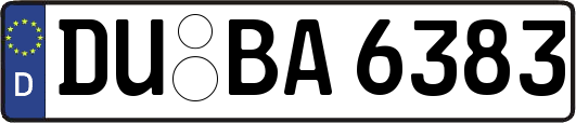 DU-BA6383