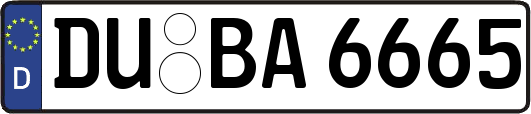 DU-BA6665