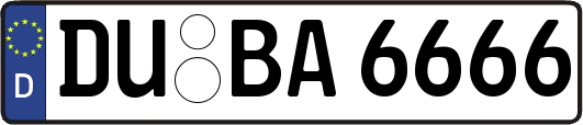 DU-BA6666