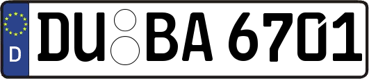 DU-BA6701