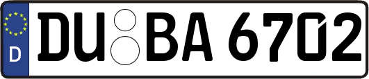 DU-BA6702