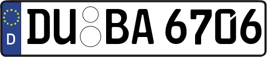 DU-BA6706