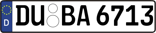DU-BA6713