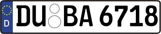 DU-BA6718