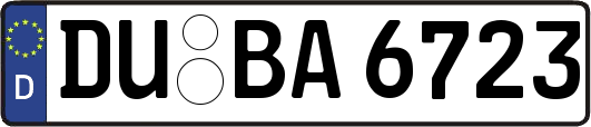 DU-BA6723