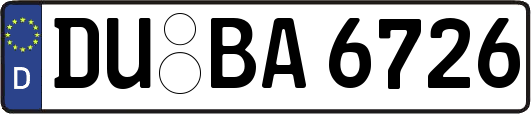 DU-BA6726