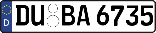 DU-BA6735