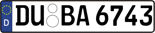 DU-BA6743