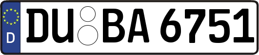 DU-BA6751