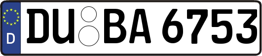 DU-BA6753