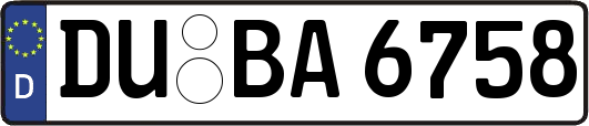 DU-BA6758