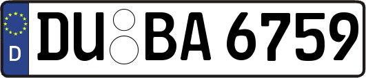 DU-BA6759