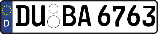 DU-BA6763