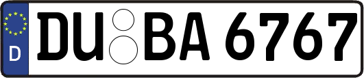 DU-BA6767
