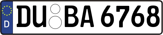 DU-BA6768