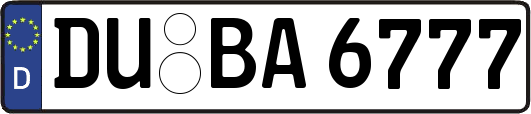 DU-BA6777
