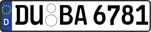 DU-BA6781