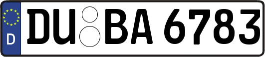 DU-BA6783