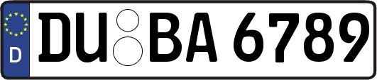 DU-BA6789