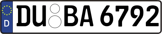 DU-BA6792