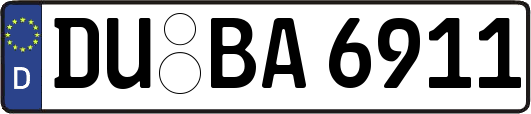 DU-BA6911