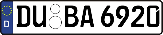 DU-BA6920